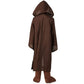 shyhand 4PCS Kids Costume Tunic Uniform Hooded Robe Pants with Belt Lightsaber Halloween Cosplay Outfit for Boys Girls