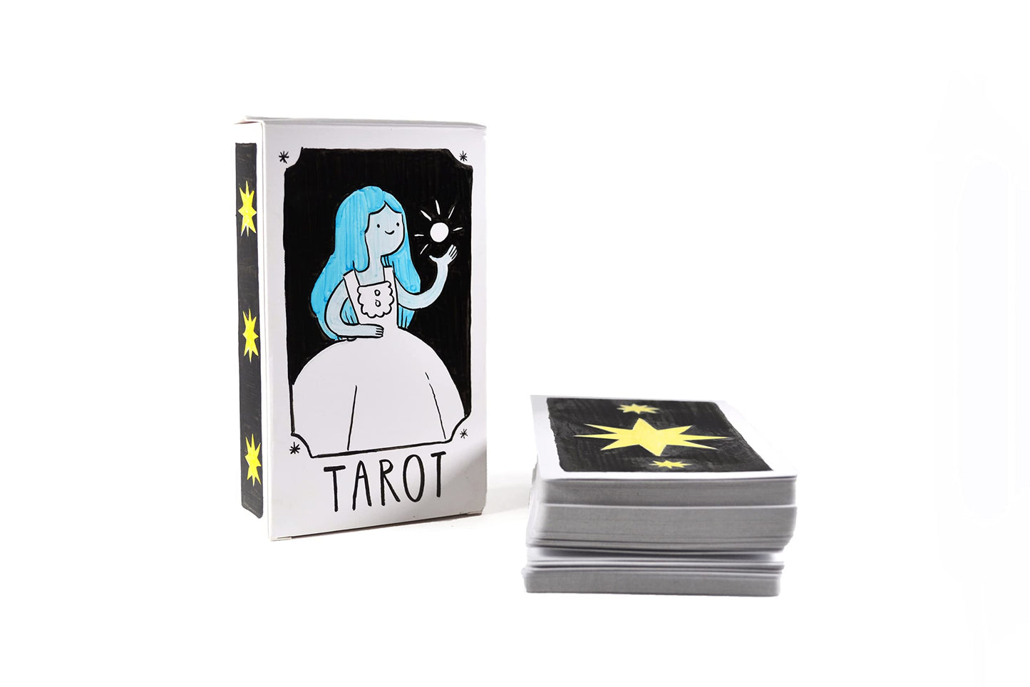 Apostrophe Games Tarot Size Blank Playing Cards (Matte Finish) 4.72 x 2.76, 80 Blank Cards and Blank Box, Flash Cards, Board Gam