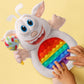 Mighty Mojo Booba Pop Sensory Plush Doll - 14 Inch Soft Fidget Toy, Officially Licensed, Cute Stuffed Plush for Kids