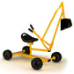 WonkaWoo Ride On Excavator Toy Sand Digger Crane with 4 Wheels for Outdoor Playground and Sandbox