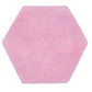 Wershow Hexagon Coral Rug - Ultra Soft Carpet For Princess Castle Playhouse Bedroom Length 55'' Girls Anti-Slip Bottom Play Mat