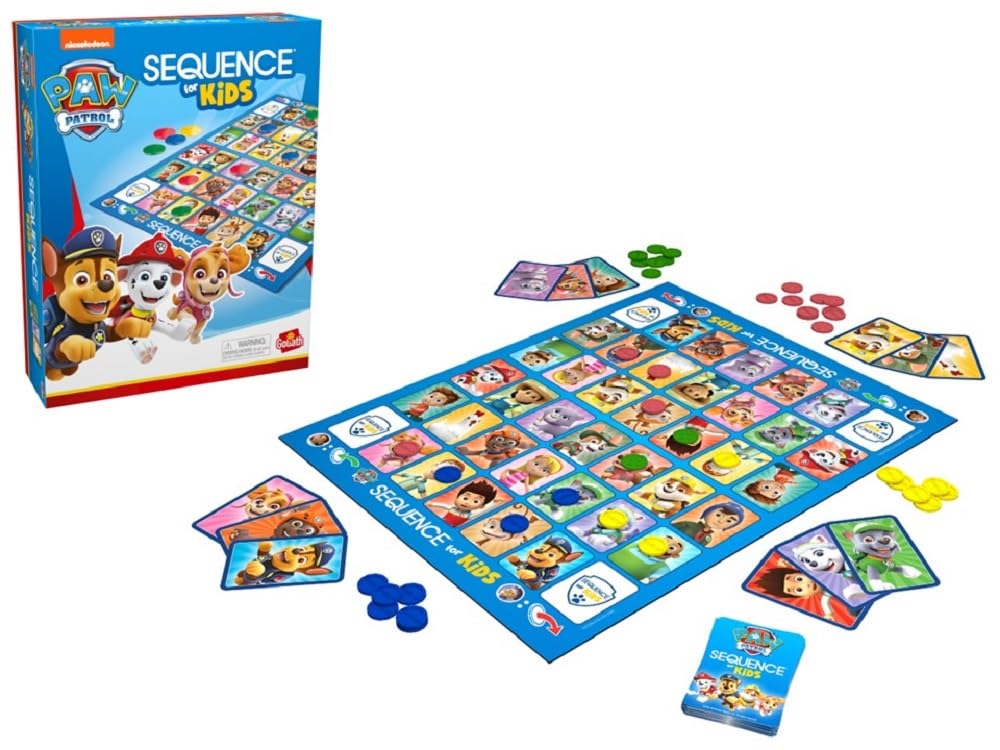 Goliath Paw Patrol Matching Game | 4-in-A-Row for Kids | Cardboard | 2-4 Players, Ages 3+, Multicolor