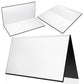 Zhanmai 4 Pcs Folding Blank Game Board (1 Single Fold Game Board) 18 x 18  DIY Make Your Own Blank for Family School Classroom DIY Activities
