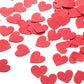 Hot Red Heart Confetti Wedding Birthday Party Favors Love Theme Table Scatter Decorations, 1.2 inch, 200pc