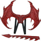 Kids Dinosaur Costume Dress Up Wings Dragon Tail Mask Set Halloween for Children Birthday Party Favors Gifts (red)