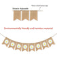 Jute Burlap Daisy Banner Summer Daisy Flower Banner Burlap Rustic Summer Bunting Garland Daisy Flower For Spring Summer Theme Pa