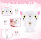 Zomiboo 9 Pcs Cat Stuffed Animals Bulk Mini Plush Cat Pig Stuffed Kitten Soft Doll Piggy Plush Toys Ornament For Diy Keychain Ha
