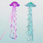 Cheerland Iridesccent Blue Purple Jellyfish Kit For Under The Sea Little Mermaid Party Decoration Centerpiece Hanging Jelly Fish