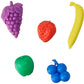 Didax Fruit Counters Set - 108 Pack, Plastic, Multicolor (Red, Orange, Yellow, Green, Blue, Purple), Model 210892