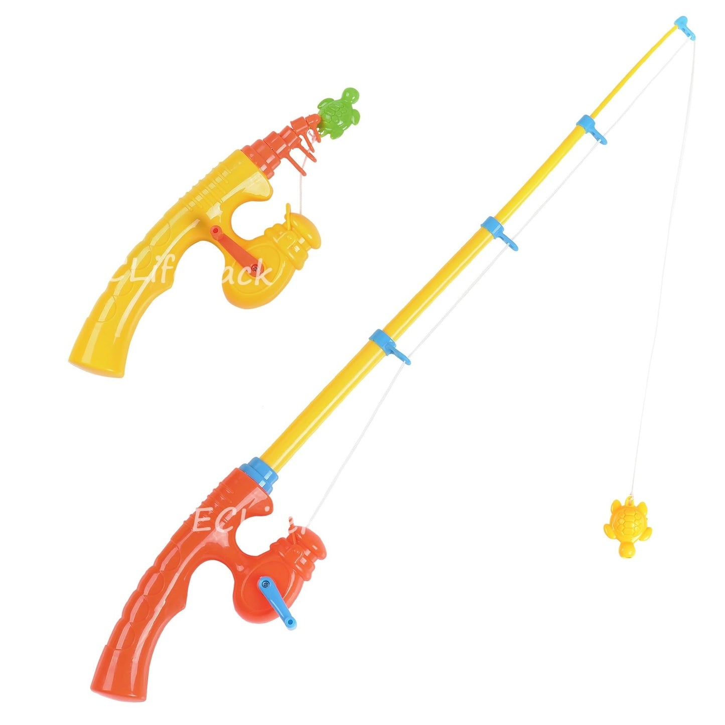 Cozybomb™ Magnetic Fishing Toy Pole 2 Pack For Replacement - No Fishes Are Included - Bathtime Carnival Toddler Education Teaching - Fishing Poles Rod (X-Large)
