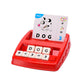 ILSMYSUTRA 2 in 1 Spelling Reading Game Travel Toys for 4 5 6 Year Old Children Red
