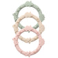 YIVEKO Silicone Teethers for Babies 0-6 6-12 Months Teething Toys for Infants Baby Chew Toys for Sucking Needs Baby Teething Rings for Infant Boys and Girls 3 Pack-Dinosaur-Blush