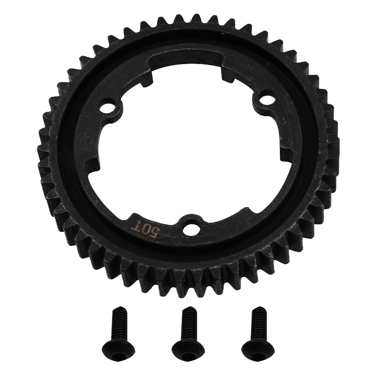 Vgoohobby Steel 50T Spur Gear 1 Mod M1 Main Gear Compatible with Traxxas 1/5 X-Maxx 6S 8S 1/10 Maxx 4S 1/10 E-Revo 2.0 VXL 1/7 X