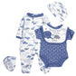 Reborn Dolls Baby Boy Clothes 5 Pcs Set Elephant Clothing For 20-22 Inch Reborn Newborn Baby Doll Clothes…