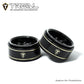 Treal 1.0 Beadlock Wheels Deep Dish Rims (4P) For Scx24 Ax24 Fcx24 Trx4M 1/24 1/18 Crawler Car-Type F(Black)