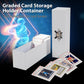 G-PLUS Graded Card Storage Box Holds 50-55 Graded Cards Holder Container (White)