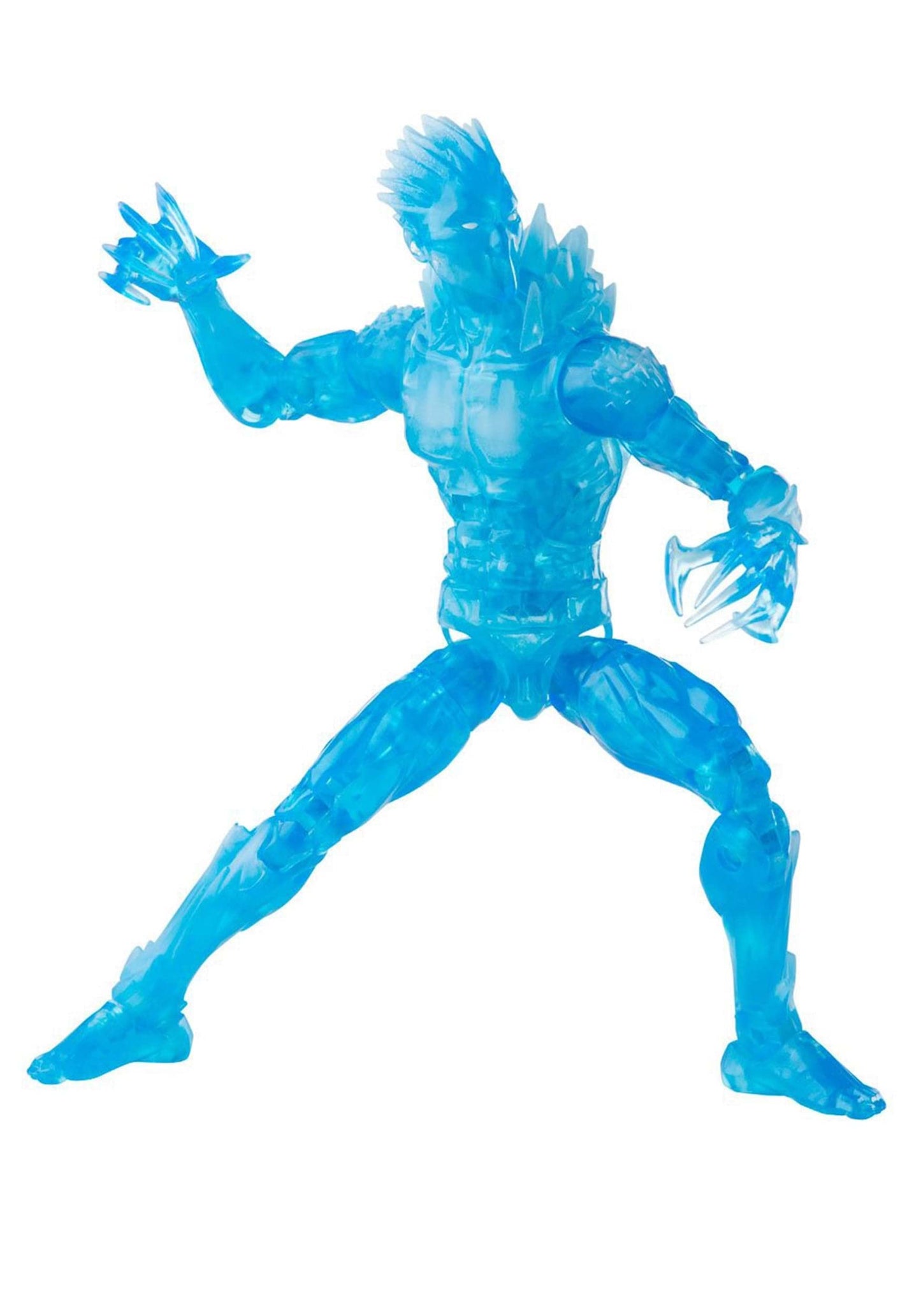 Hasbro Marvel Legends Series 6-Inch Scale Action Figure Toy Iceman, Premium Design, 1 Figure, 2 Accessories, And 2 Build-A-Figure Parts , Blue