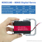 Annimos 80Kg Robot Servo Motor 8.4V High Torque Steel Gear Waterproof Large Digital Steering Servos With Mount Brackets
