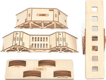 LDARC Climbing Kit Obstacle Course 4-Piece Set for X43 Crawler/M58 Buggy, Canopy, Teeter Totter, Ramps, Rolling Roads -Like New