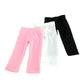 American Fashion World Pink  Black  and White Legging Set for 18-Inch Dolls | enhanced Quality & Trendy Design | Dolls Clothes | Outfit Fashions for Dolls for Popular Brands