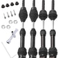 Drive Shaft CVD Axles Upgrades for 1/10 Slash VXL 4x4 Rustler Stampede Hoss VXL 4x4 4WD,4Pcs Front Rear Transmission Driveshaft