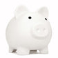 Cute Piggy Bank For Sbrvaniy Pig Money Bank Coin Bank For Boys And Girls My First Unbreakable Money Bank Large Size Decoration Savings (White)