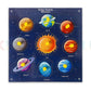 Khilonewale Multicolor Wooden Solar System Puzzles For Kids  Knob Puzzle Set, Educational Learning Board Toy For Children (20Cm