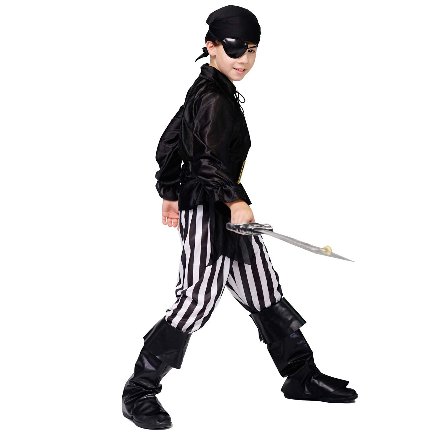 Kid'S Boy Pirate Halloween Cosplay Costume(13-14 Years)