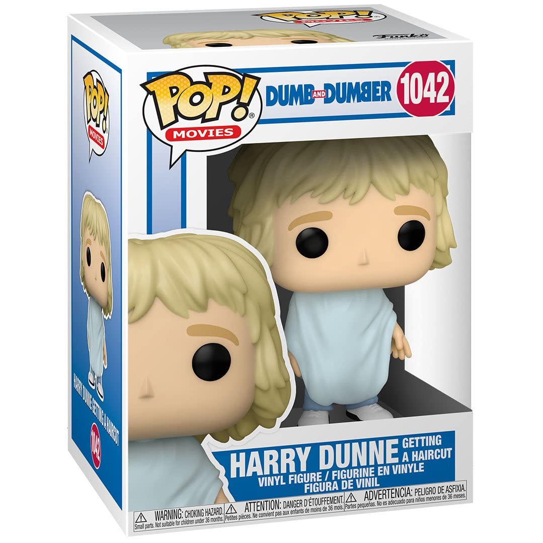 Dumb & Dumber Harry Dunne Getting Haircut Funko Pop! Vinyl Figure (Bundled With Compatible Pop Box Protector Case),Multicolor,3.