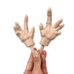 Munnygrubbers - 1 Pair Tiny Hands With Sticks - Mini Little Hand Stick Puppet - Halloween Costume - Strong Hand Prop - Scary Movies - Novelty Toy Gift - Tiktok Famous - (Creepy 1X Set)