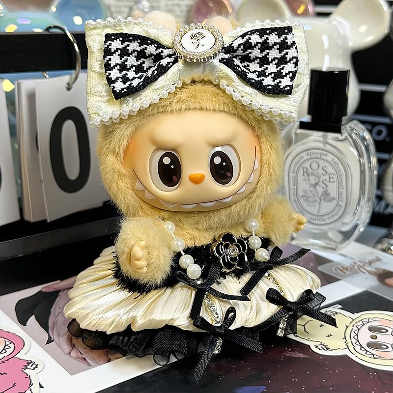 Labubu Clothes Compatitable with Labubu, Clothes for Labubu Dolls, Labubu Outfits, Cute Labubu Clothing and Accessories Set (LBB