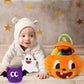 Bunny Chorus Small Multicolor Plush Pumpkin Playset for Baby Girls & Boys - Stuffed Rattles with Cat, Spider, Ghost & Candy