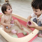 Ginbear Silicone Baby Bath Toys - Non-Toxic Infant Squirty Toys, Pack of 4 (Dino) - Rosy, Gray, Olive-green, Mustard