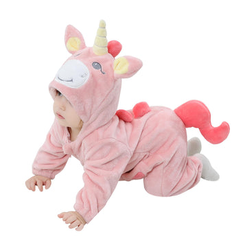 Tonwhar Kid'S And Toddler'S Costume Baby Animal Outfit Baby Boys' Girls' One-Piece Rompers Jumpsuit(3-4T,Unicorn)