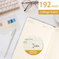 Kutoda Marble Diary With Lock, 192 Pages College Ruled Secret Journal With Lock, Waterproof Diary With Lock, A5 Journal With Loc