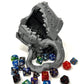 Munnygrubbers - 6'' Mimic Dice Tower - (Random 7Pcs D20 Dice Set Included) - No Paint Odorless Plastic - Tabletop Roleplaying Ga