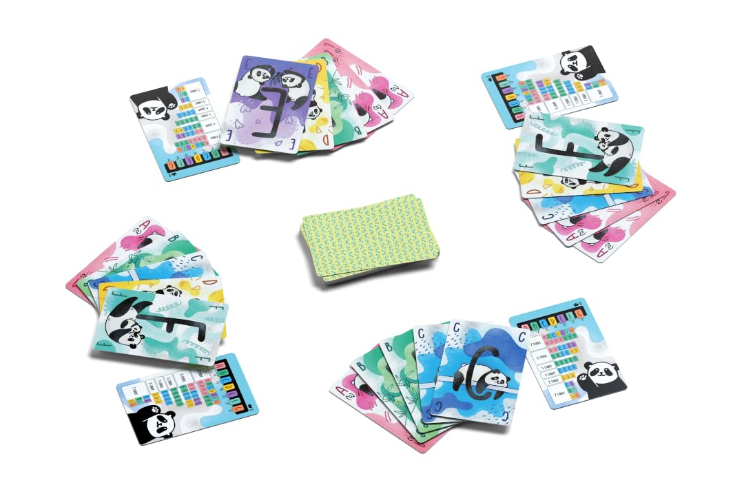 Allplay Panda Panda Board Game - Tiny Box Card Game For Adults And Families - Hand Management - Fits In Your Pocket! - 15 Minute