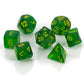 Chessex Borealis: 7Pc Maple Green/Yellow