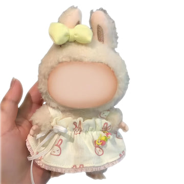 17Cm Doll Clothes For Doll, Outfits Costumes Compatible With Dolls Keychain Accessories (Pin Rabbit)
