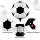 Durony 12 Pieces 18 Inches Soccer Balloons Soccer Themed Party Decorations Foil Mylar Soccer Ball Balloons For Birthday Sports G