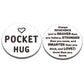 Pocket Hug Token Good Luck Charms Keepsake For Friends Son Daughter Inspirational Gifts For Women Graduation Christmas Valentine