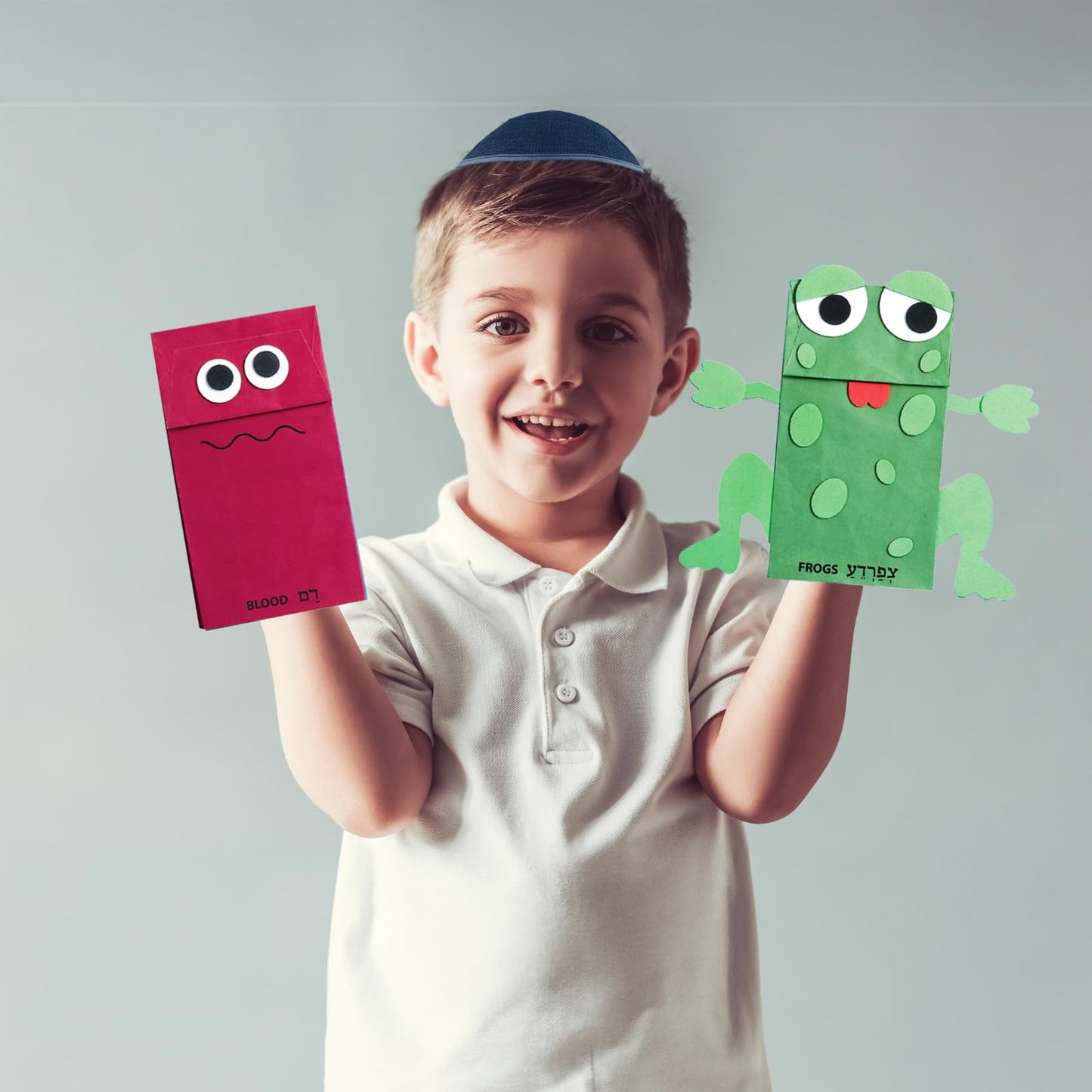 Rite Lite Passover 10 Plagues Puppet Kit - Endless Fun For Kids And Family- For Story Time, Education, Bath Time, And Party Favors