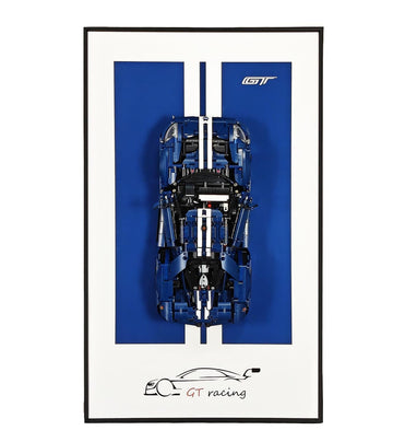 Wetceaom Display Wallboard For Lego Technic 2022 Ford Gt 42154 Car 1:12 Scale, Compatible With Lego Ford Gt Cars, Gift Ideas For