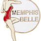 Eagleemblems P15532 Pin-Nose,Memphis Belle,Rd (1'')