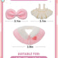 Unique Clothes Set for 17cm Dolls - Cute Bow Shawl Puffy Skirt Suit Outfit Accessories for Dress Up Dolls Play & Collector Displ