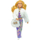 Flfuatt Stylish Fashions Girls Doll Toys, The Ultimate Fashionista Doll For Trendy Kids, 11.5 Inch Fashion Doll (White)