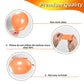 Construction Balloons, 12 Inch Black Orange Yellow Balloons,Excavator Helmet Warning Printed Latex Balloons For Construction Par
