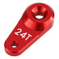ARRMA Servo Horn Metal 24T Aluminum Red, ARAC8870