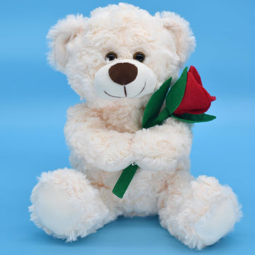 Bakalizoo 12'' Stuffed Teddy Bear Dolls With Red Heart, Soft Plush Animal Toys For Valentine'S Day Her/Girlfriend Lover Mom Kids