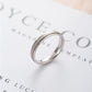 LOFITOR 925 Sterling Silver Fidget Ring for Women Band Anxiety Ring 4mm Sandblast Silver Thumb Ring Spinner Ring for Men Stress